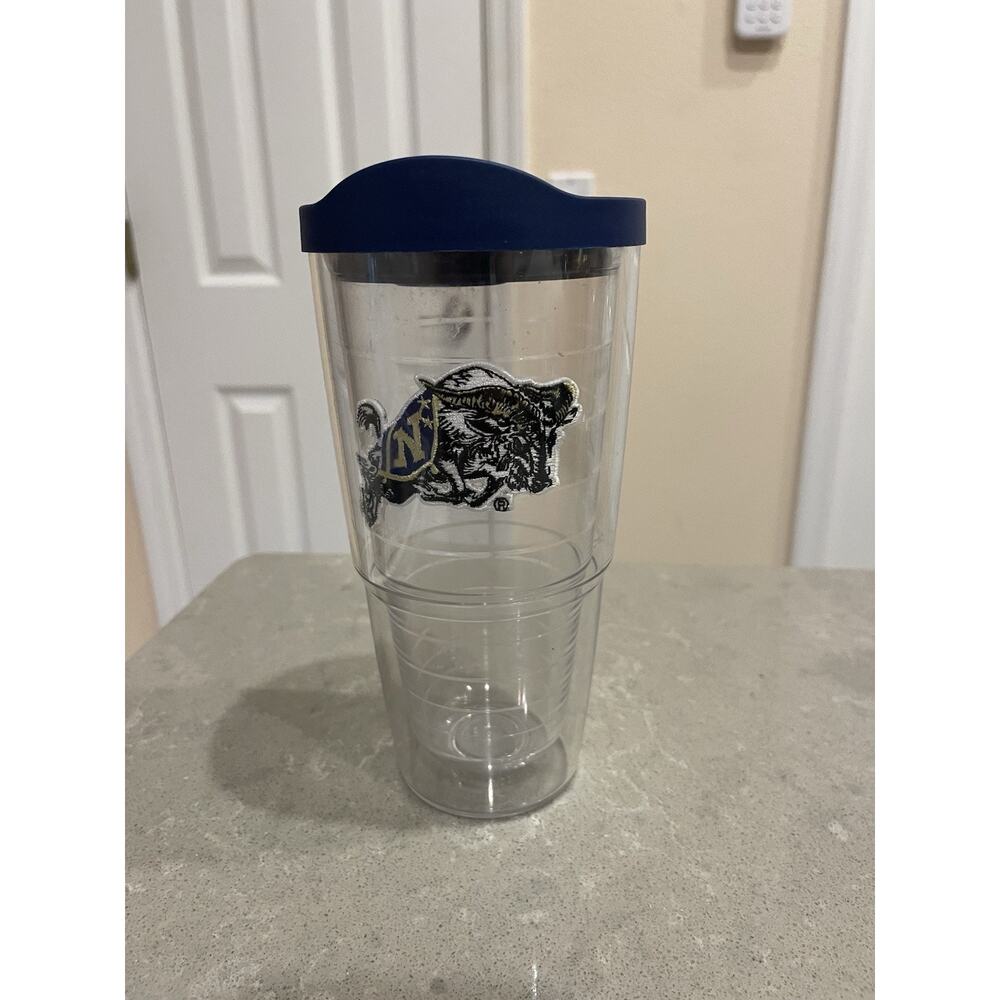Tervis Navy Midshipmen 24oz cup with lid